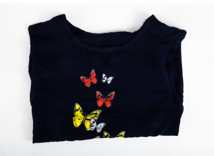 تاپ نخی طرح پروانه