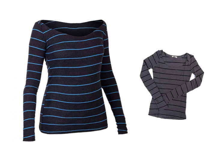 بلوز یقه قایقی زنانه BABEA