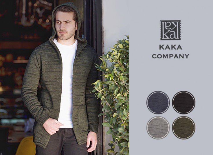ژاکت بافت KAKA مدل Linear