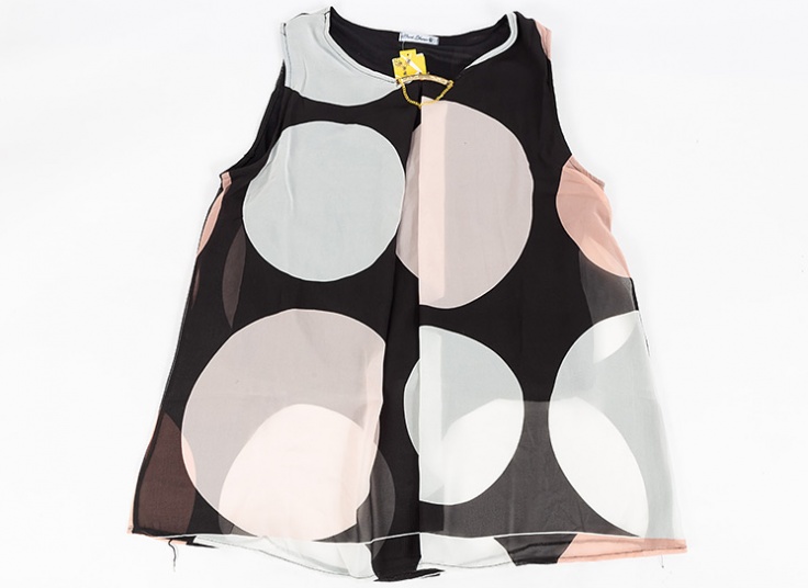 تاپ طرح دار حریر زنانه