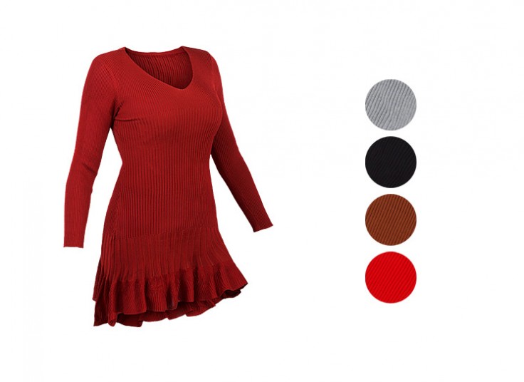 تونیک بافت زنانه Corrugated