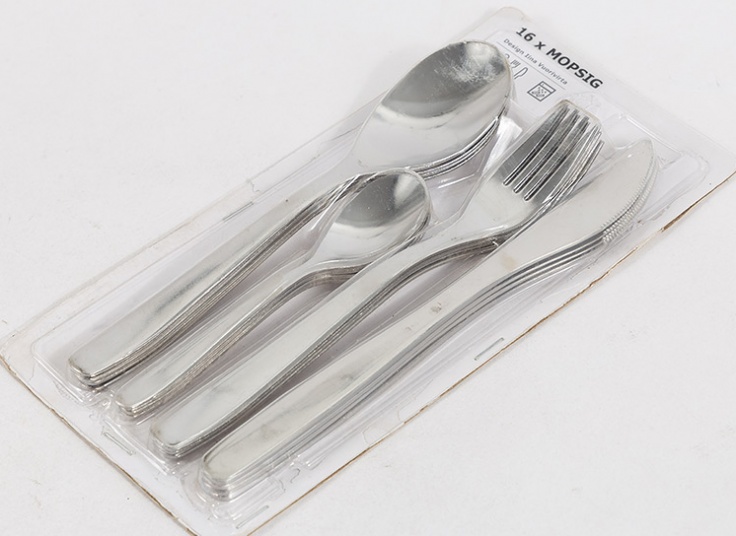 ست قاشق چنگال 16 پارچه ایکیا MOPSIG