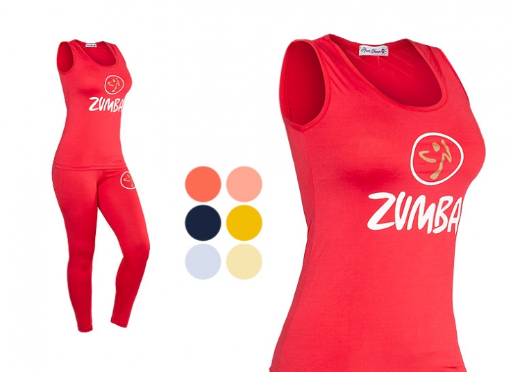 تاپ و شلوار طرح ZUMBA