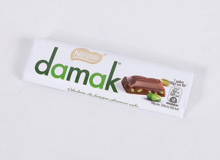 شکلات پسته ای damak
