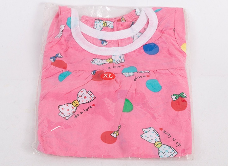 لباس دو تکه نخی دخترانه