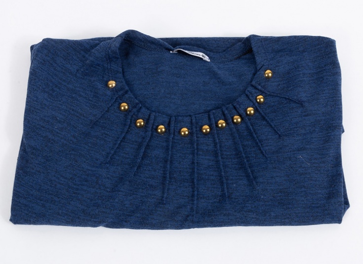 بلوز بافت زنانه جلو پیله دار