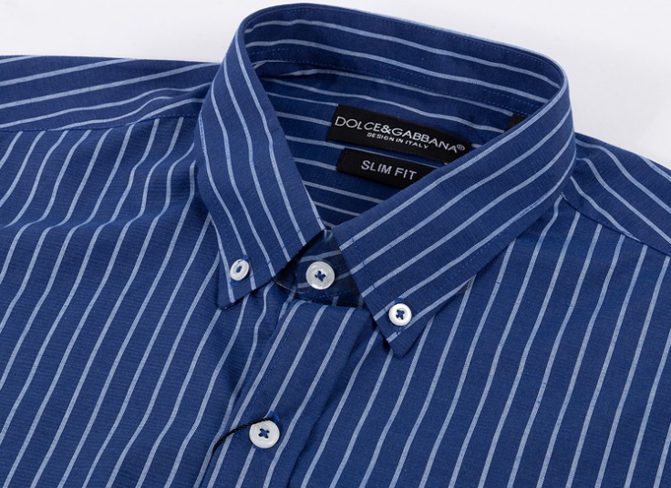 پیراهن مردانه راه راه طرح D&G