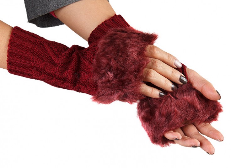 دستکش بافت بدون انگشت