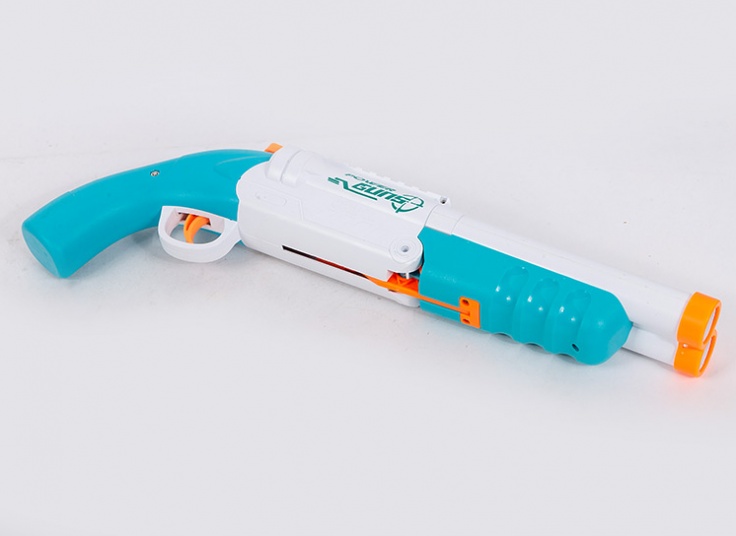 تفنگ اسباب بازی دولول پوکه پران