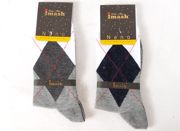 جوراب ساقدار مردانه imash طرح اسکاچ