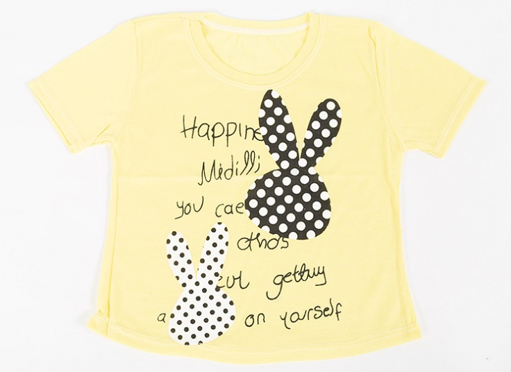 تیشرت دخترانه طرح خرگوش