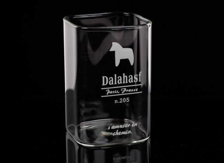 نیم لیوان پیرکس مربعی