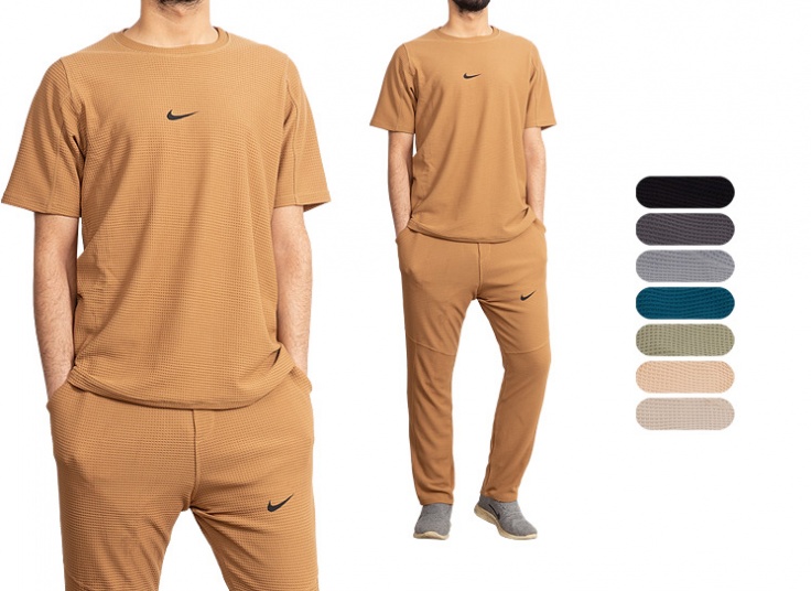 تیشرت شلوار بیسکوئیتی مردانه Nike