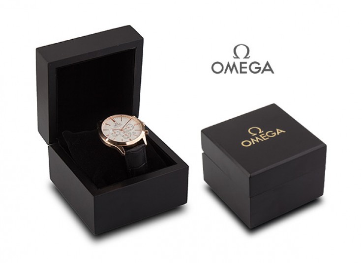 جعبه کادویی چوبی ساعت OMEGA