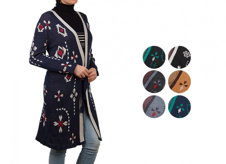 مانتو بافت جلوباز Lozenge