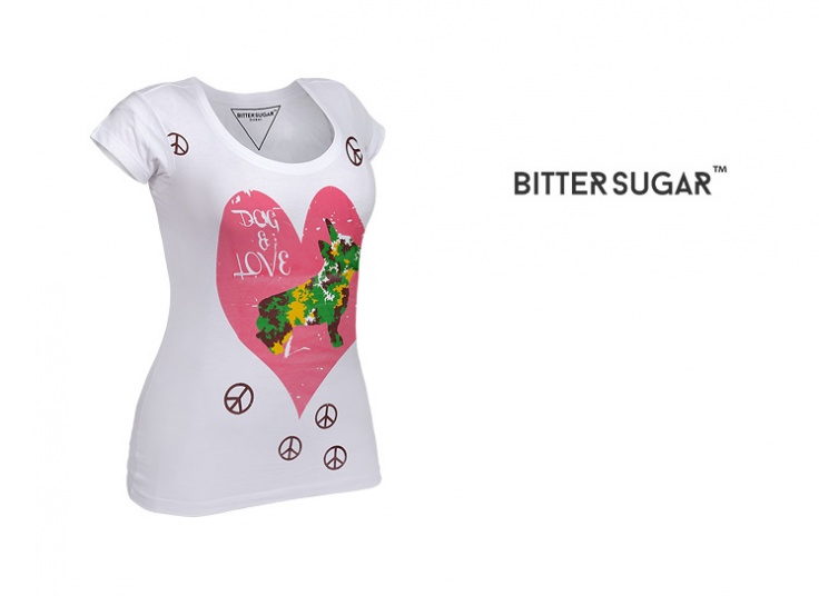 تیشرت قلبیBitter Sugar