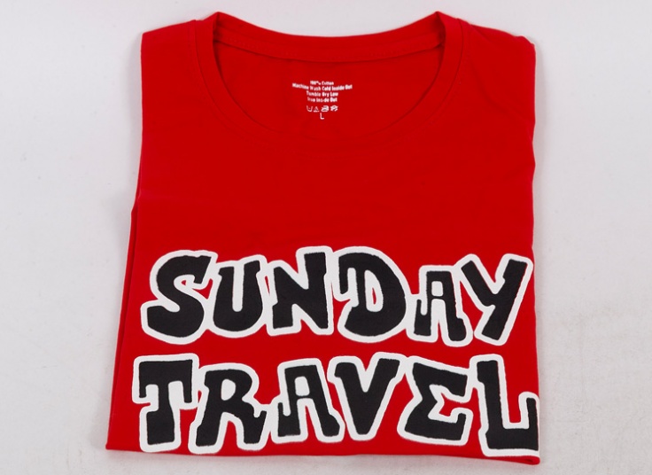 تیشرت چاپدار مردانه طرح SUNDAY