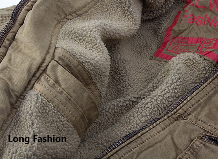 کاپشن کلاه دار Long Fashion