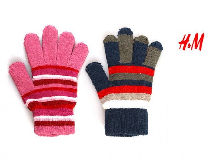 دستکش بافت بچگانه طرح H and M