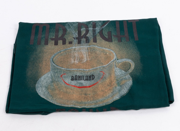 تاپ جلو نخی طرح فنجان و قهوه کد14325