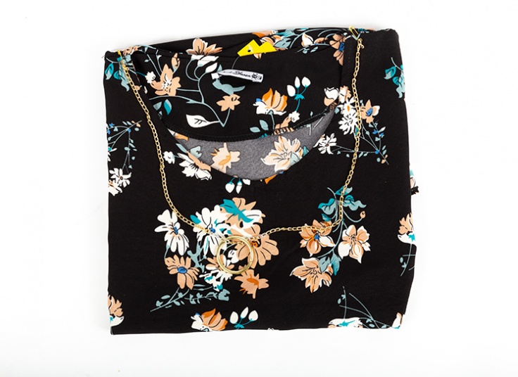 تونیک نخی گلدار