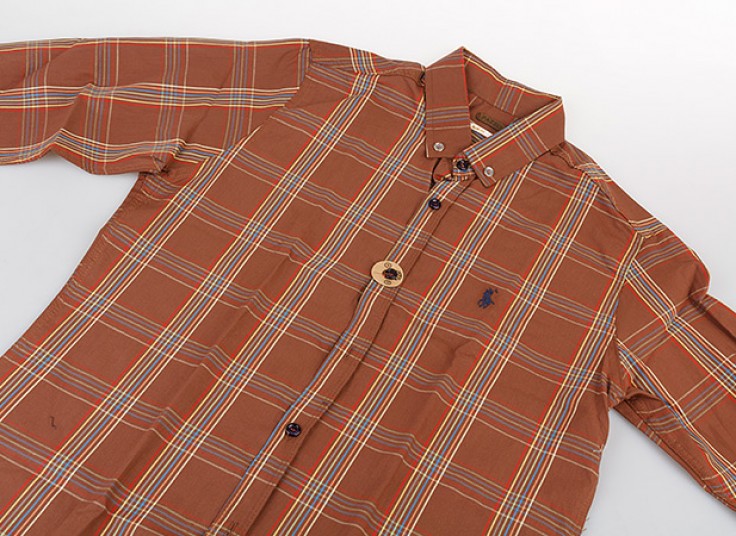 پیراهن مردانه چهارخانه POLO