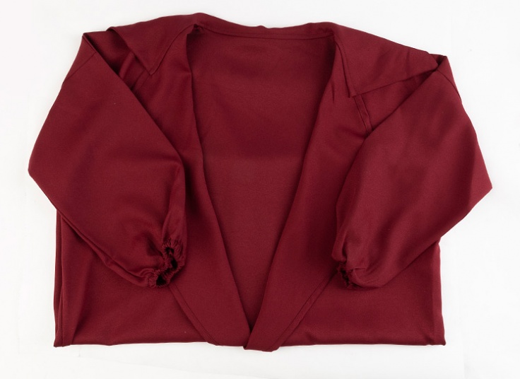 مانتو کرپ یقه انگلیسی