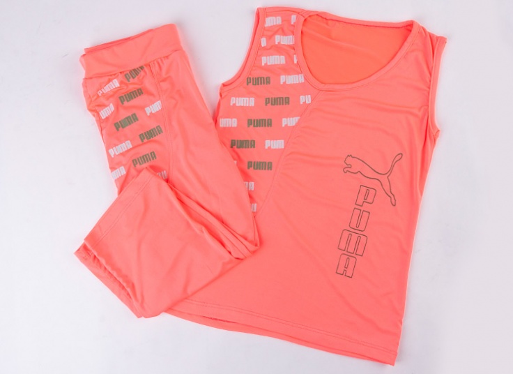 ست تاپ و شلوارک طرح Puma
