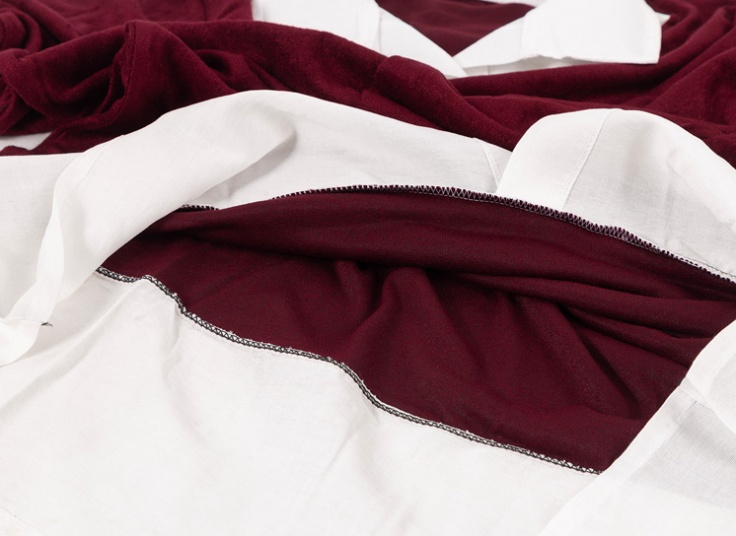 بلوز بافت زیر و رو زنانه