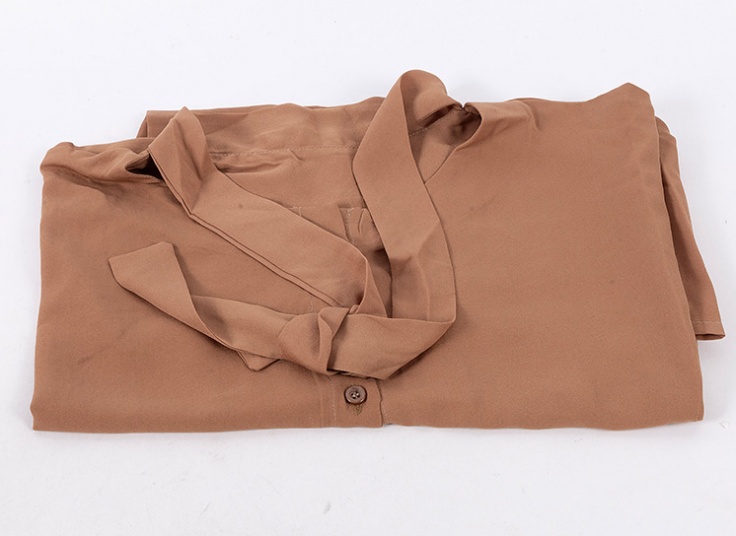 بلوز حریر یقه کراواتی کد 11456