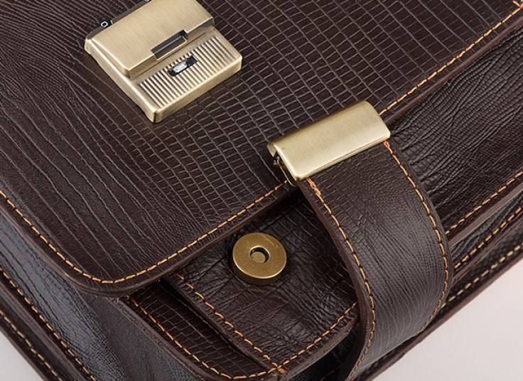 کیف اداری چرم طبیعی lezar