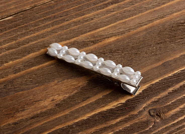 گیره مو انبری مرواریدی