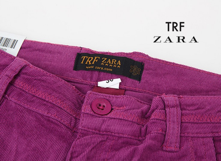 شلوار مخمل کبریتی زنانه ZARA