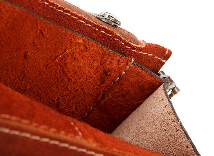 کیف کج چرمی saddle purse