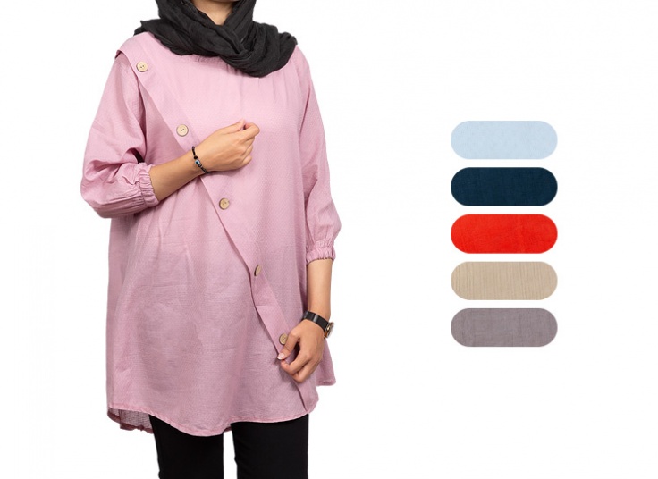 تونیک زنانه قاپک دار