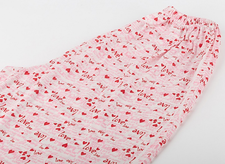 شلوار راحتی زنانه طرح قلب