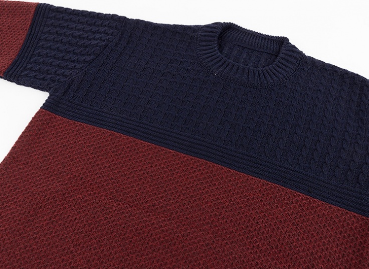 پلیور دو رنگ مردانه
