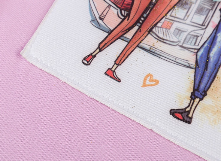 تیشرت بچگانه طرح‌دار Violet