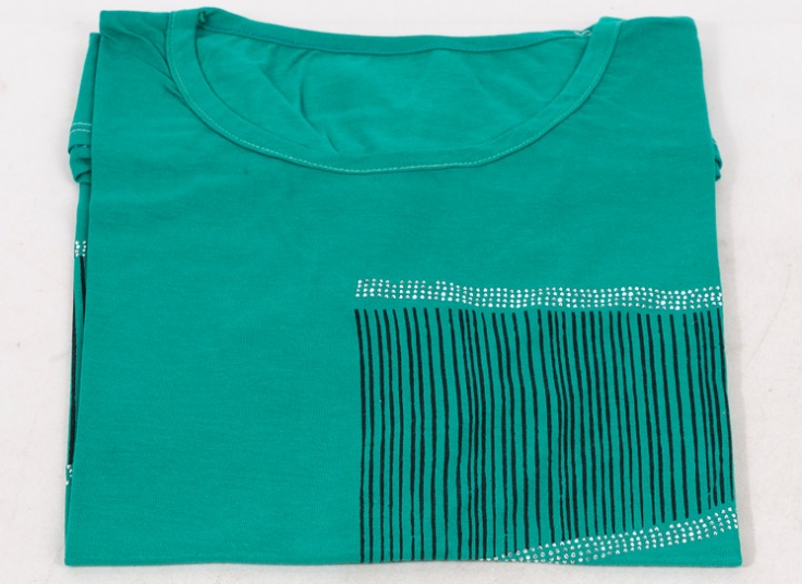 تیشرت زنانه سایز بزرگ طرحدار