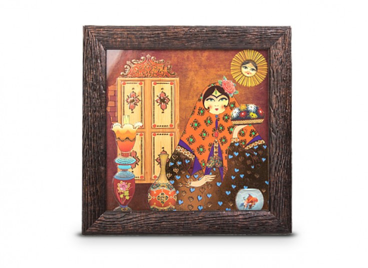 تابلو نفیس و نقش برجسته خاتون