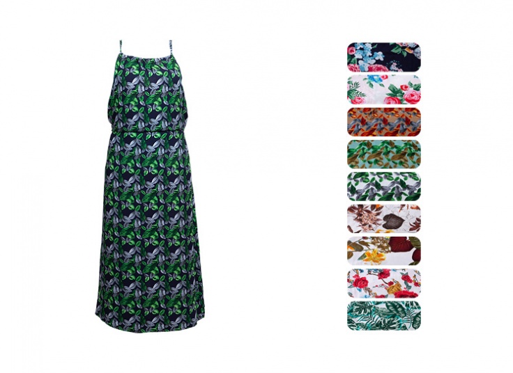 پیراهن ساحلی بلند زنانه