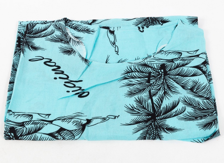 بلوز نخی سایز بزرگ جیب دار