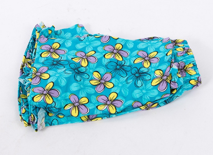 ست تاپ شلوارک دخترانه چین‌دار