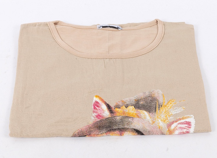 تاپ جلو نخی طرح گربه کد15825