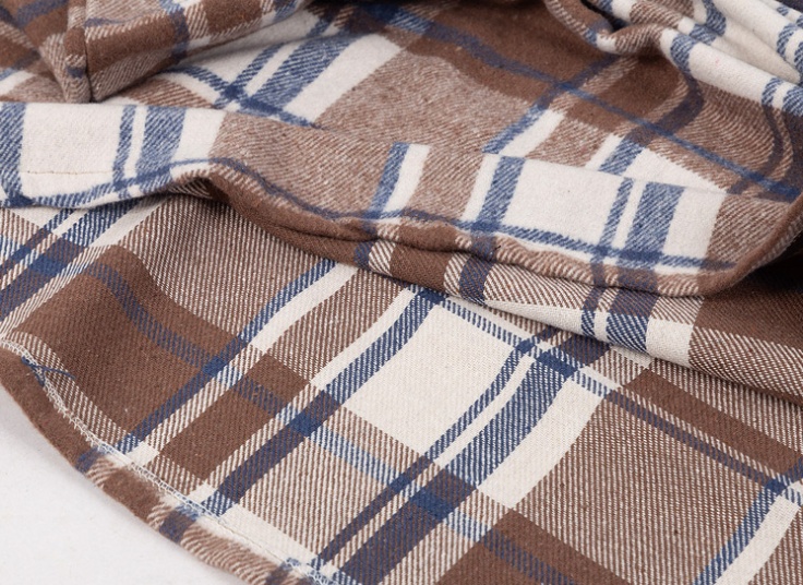 کفتان پشمی چهارخانه زنانه