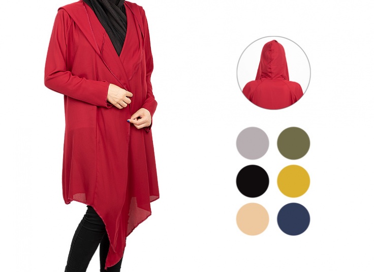 مانتو کلاه‌دار