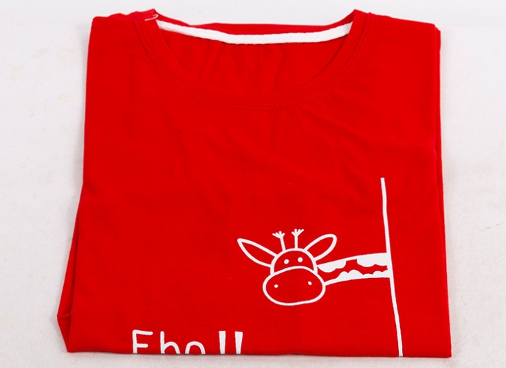 تیشرت زنانه طرح زرافه