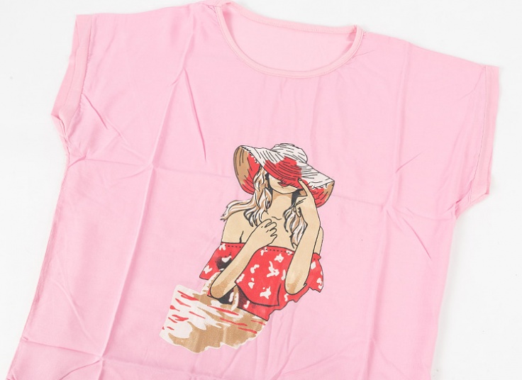 تیشرت زنانه چاپدار