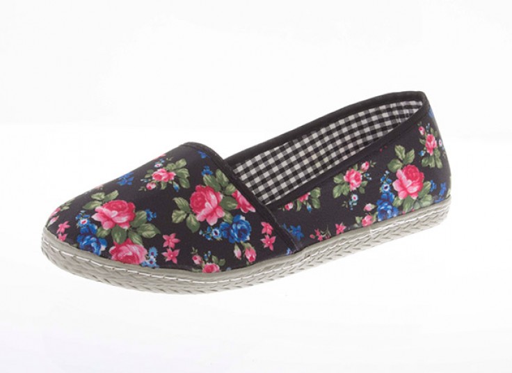 ست کیف و کفش گل‌ دار