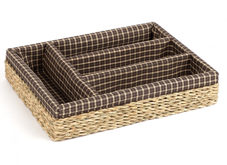 ارگانایزر حصیری قاشق و چنگال